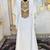 White designer islamic wedding caftan