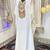 White designer islamic wedding caftan