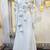 White designer modest kaftan dress