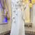 White designer modest kaftan dress