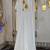 White and gold luxury dubai style muslim caftan