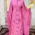 Light pink moroccan kaftan dress