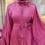 Light pink moroccan kaftan dress