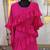 Pink dubai luxury maxi gown evening partywear kaftan