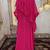 Pink dubai luxury maxi gown evening partywear kaftan