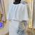 Grey designer modest kaftan