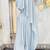 Grey designer abaya gown muslim maxi dress