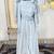 Grey designer luxury dubai style kaftan