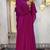 Magenta dubai style muslim kaftan