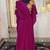 Magenta dubai style muslim kaftan