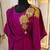 Magenta dubai style muslim kaftan