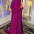 Magenta dubai style muslim kaftan