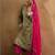 Women Bandhani Printed Regular Thread Work Pure Cotton Kurta with Trousers & With Dupatta