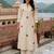 Women Floral Embroidered Regular Thread Work Pure Cotton Kurta with Palazzos
