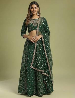 Embellished Ready to Wear Lehenga & Blouse With Dupatta 1