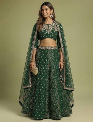 Embellished Ready to Wear Lehenga & Blouse With Dupatta 3