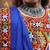 Multicolor color embroidered work rayon navratri kids-lehenga-choli