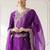 Women Ethnic Motifs Embroidered Regular Thread Work Liva Kurta with Trousers & With Dupatta