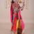 Multicolor color embroidered work rayon navratri kids-lehenga-choli