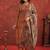 Women Ethnic Motifs Embroidered Regular Thread Work Chanderi Cotton Kurta with Trousers & With