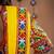 Multicolor color embroidered work rayon navratri kids-lehenga-choli