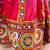 Multicolor color embroidered work rayon navratri kids-lehenga-choli