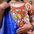 Multicolor color embroidered work rayon navratri kids-lehenga-choli