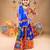 Multicolor color embroidered work rayon navratri kids-lehenga-choli