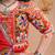 Multicolor color embroidered work rayon navratri kids-lehenga-choli