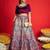 Embellished Sequinned Ready To Wear Velvet Lehenga & Blouse