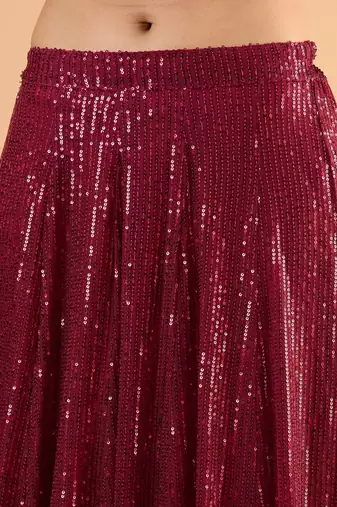 Embellished Sequinned Ready To Wear Lehenga & Choli