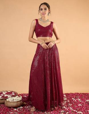 Embellished Sequinned Ready To Wear Lehenga & Choli 7