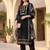 Women Floral Embroidered Regular Thread Work Linen Kurta with Trousers & With Dupatta