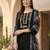 Women Floral Embroidered Regular Thread Work Linen Kurta with Trousers & With Dupatta