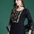 Women Floral Embroidered Regular Thread Work Linen Kurta with Trousers & With Dupatta