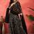 Foil Printed V-Neck Sleeveless Lehenga With Choli & Dupatta