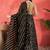 Foil Printed V-Neck Sleeveless Lehenga With Choli & Dupatta