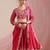 Floral Printed Gotta Patti Ready to Wear Lehenga & Choli With Dupatta