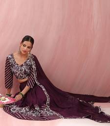 Floral Printed Gotta Patti Ready to Wear Lehenga & Choli With Dupatta