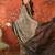 Grey silk cotton printed saree with unstitched blouse piece.