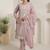 Women Ethnic Motifs Embroidered Regular Thread Work Pure Cotton Kurta with Trousers & With Dupatta