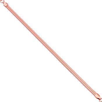 Pure copper thin sleek snake chain women bracelet 1