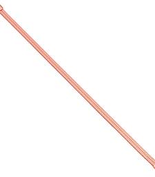 Pure copper thin sleek snake chain women bracelet