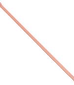 Pure copper thin sleek snake chain women bracelet