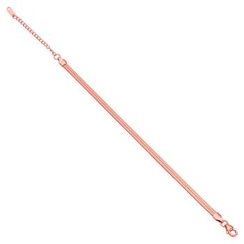 Pure copper thin sleek snake chain women bracelet 2