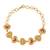 Brass gold heartshape women bracelet