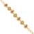 Brass gold heartshape women bracelet