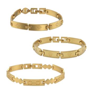 3 bracelet combo unisex free-size 1