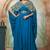 Sea green party wedding kaftan dress