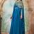 Sea green party wedding kaftan dress